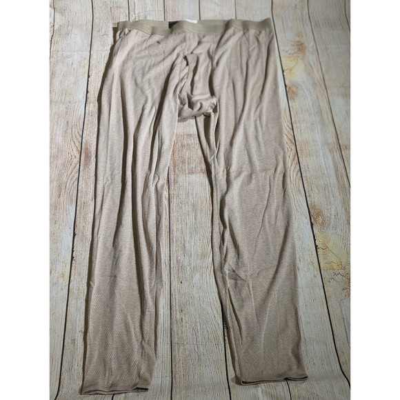 US Army Tan Nomex Flame Resist Moisture Wicking Base Layer Drawers Pants XL REG - Picture 1 of 5